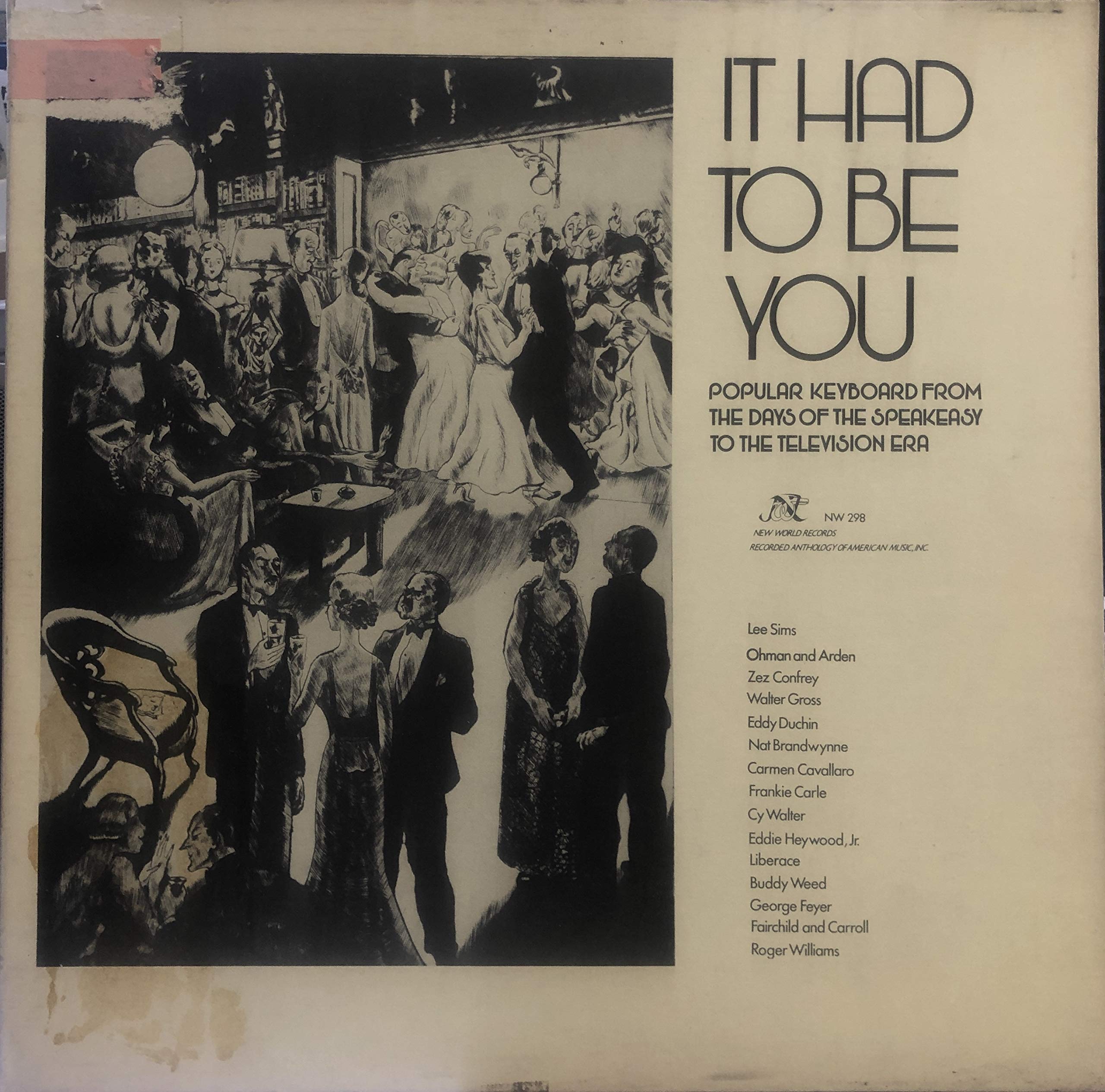 Vintage 'It Had To Be You' Keyboard - Classic Speakeasy to TV Era Musical Instrument for Jazz, Retro Parties & Home Decor