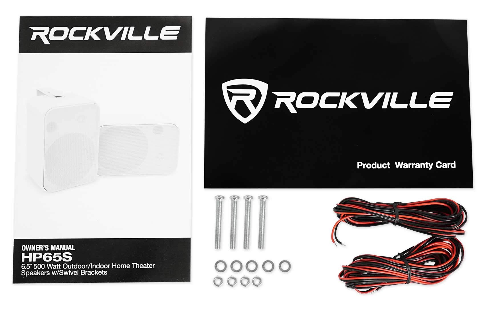 Rockville 4-Pack 6.5