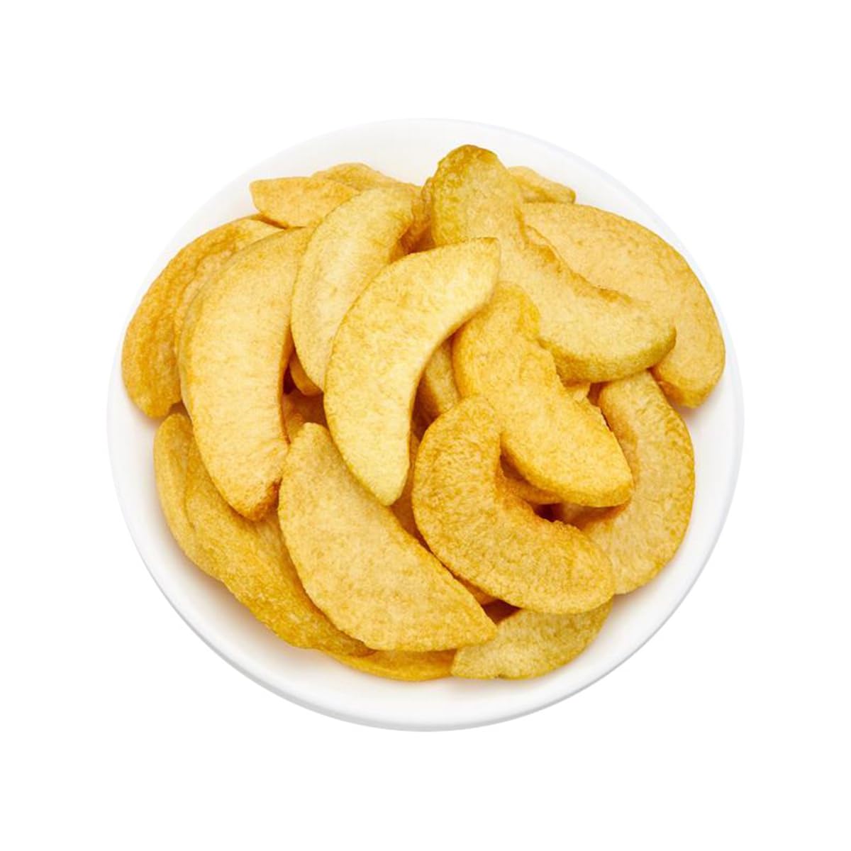Crispy Dried Sliced Yellow Peaches 8.11oz (230g) - Healthy Natural Fruit Snacks for Kids, Hiking, Office & Vegan Diet
