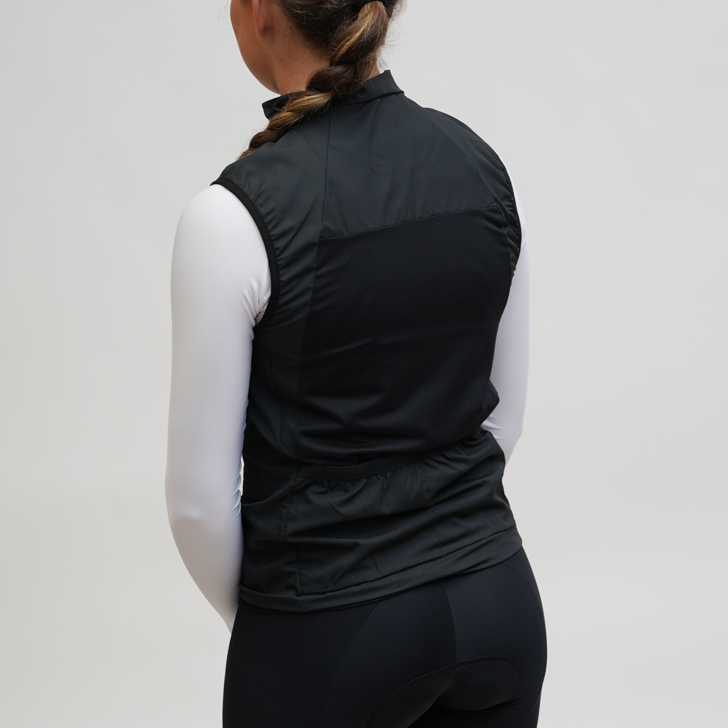 Lightweight Windproof Vest for Men & Women - Black Outdoor Running Jacket for Hiking, Cycling & Travel - Breathable Windbreaker for All Seasons