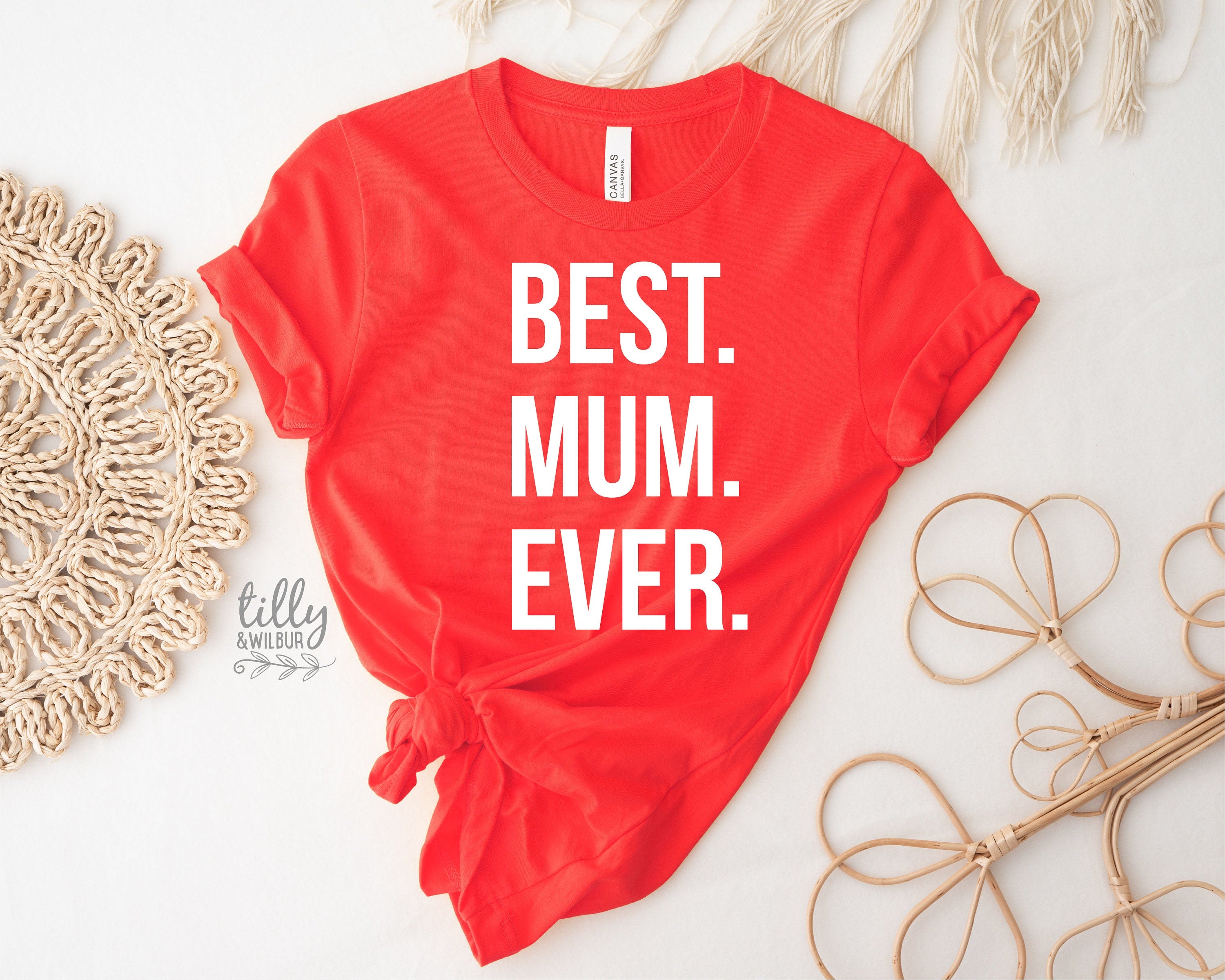 Best Mom Ever T-Shirt - Funny & Heartwarming Gift for Mother's Day, Birthday - Comfortable Cotton Tee for Women - Perfect for Casual Wear & Family Events