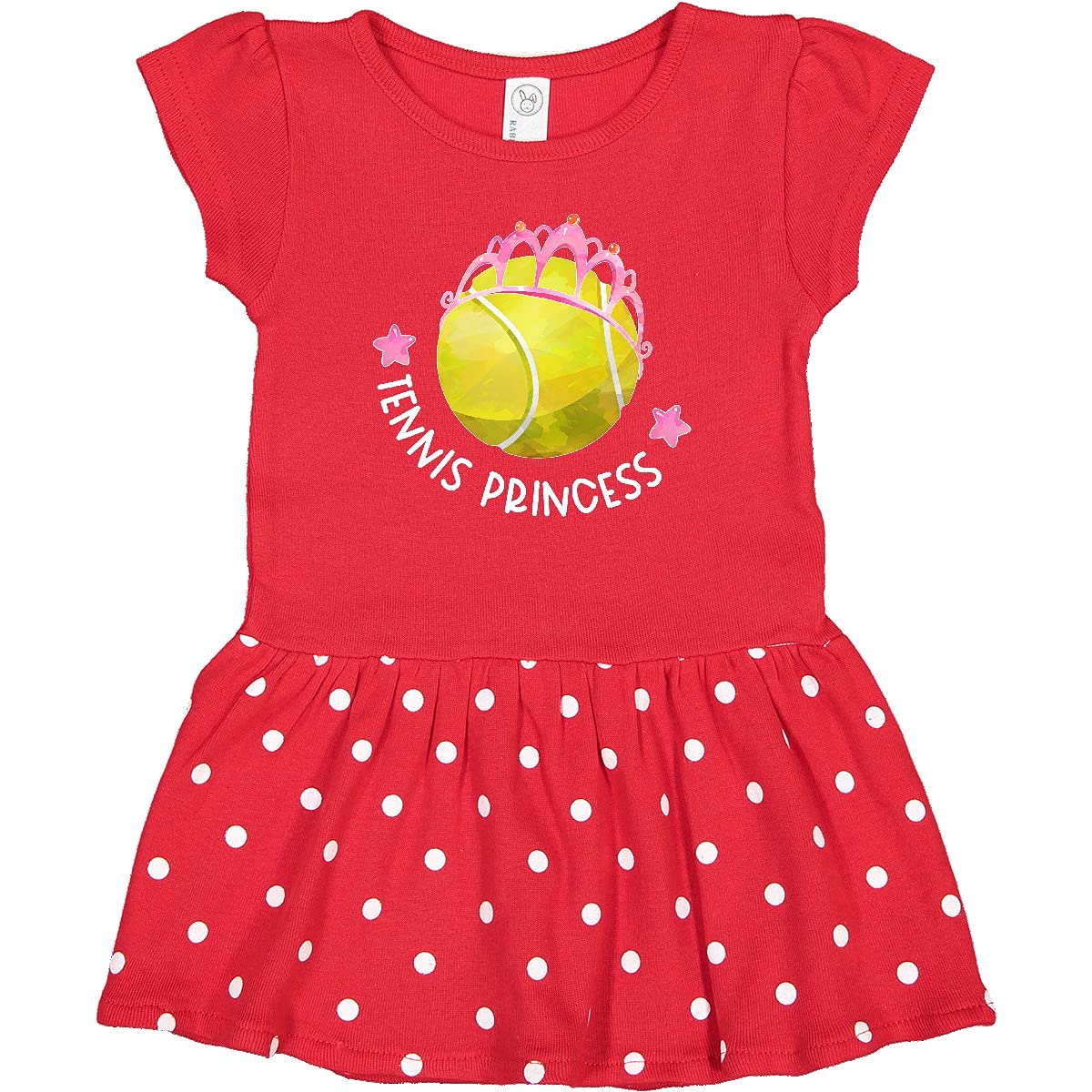 Inktastic Tennis Princess Tiara Infant Dress - Cute Baby Girl Outfit for Parties, Photos & Special Occasions