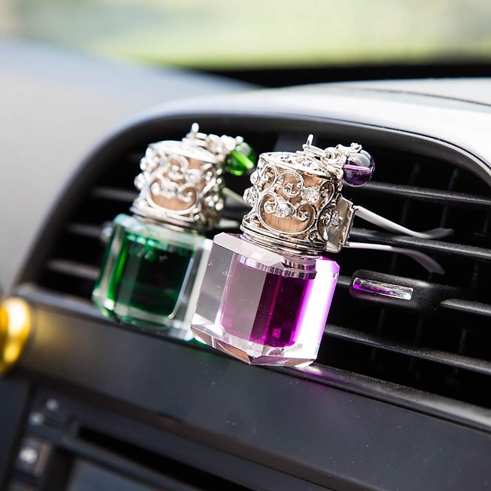 20 Pack Square Head Car Air Vent Clips - Universal Auto Air Freshener Holder for Car AC Vents - Perfect for Freshening Your Vehicle with Essential Oils or Perfume