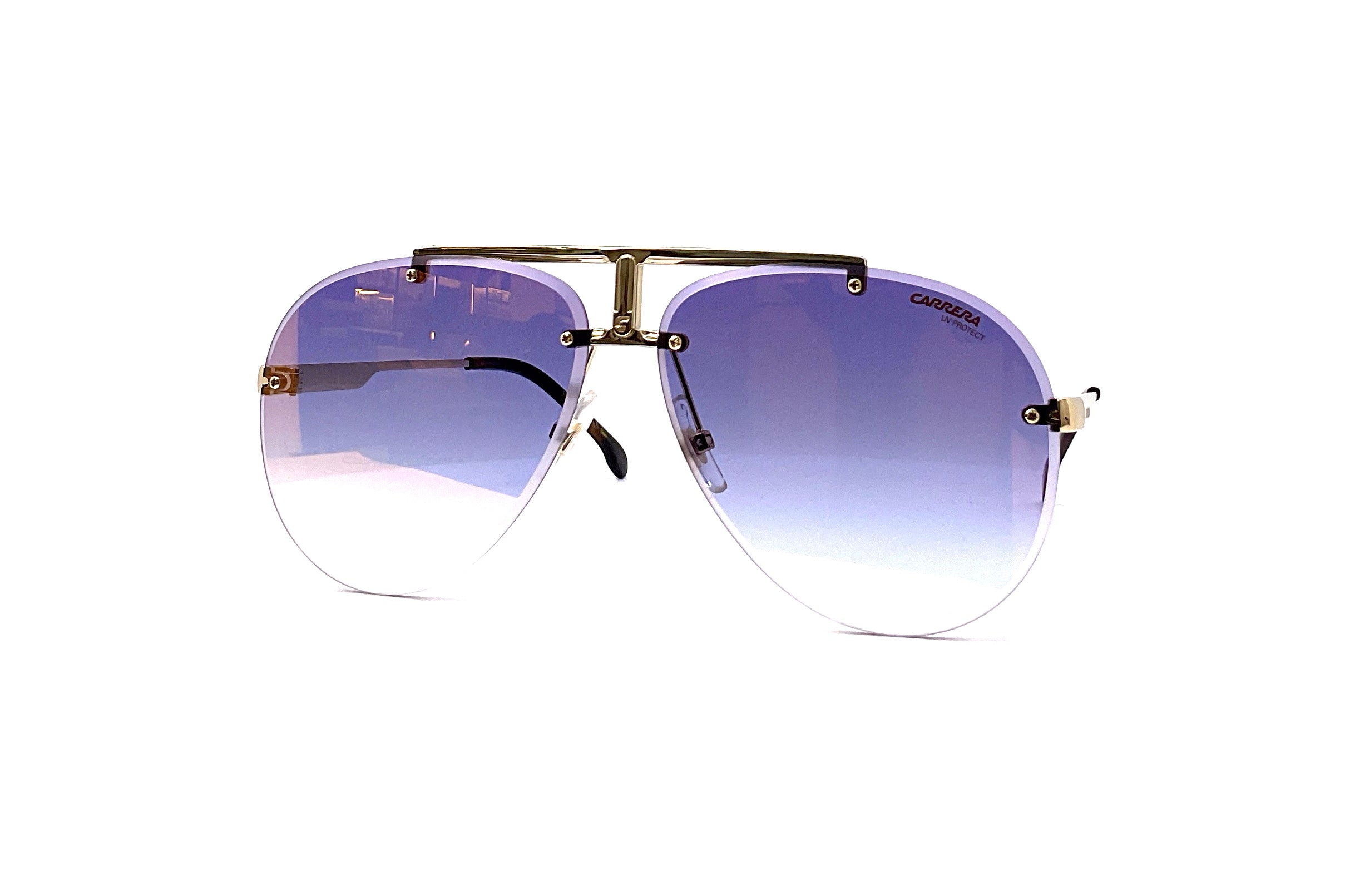 Carrera 1032/S Sunglasses - Gold & Grey Aviator Style for Men & Women - Perfect for Driving, Outdoor Sports & Fashion Accessories