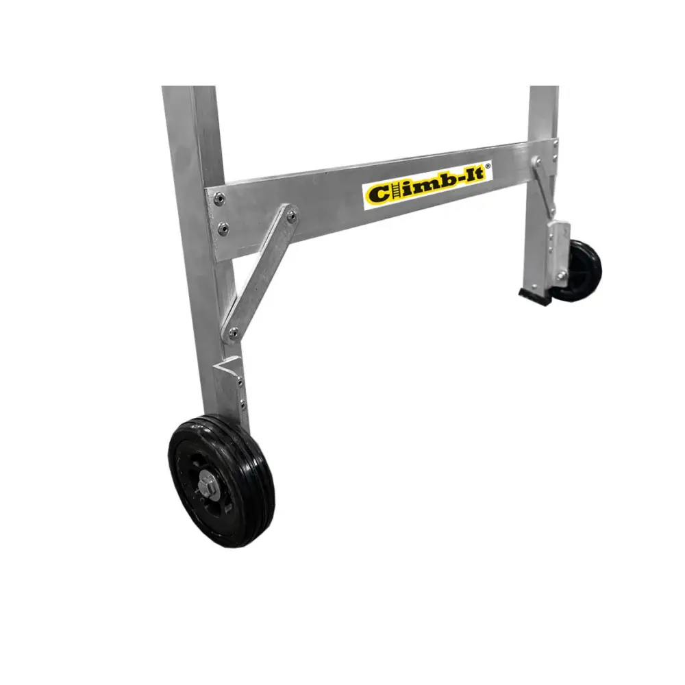 Climb It Aluminum Wide Steps - Lightweight & Durable Ladder for Home, Garden, and DIY Projects | Perfect for Roofing, Painting, and Outdoor Use