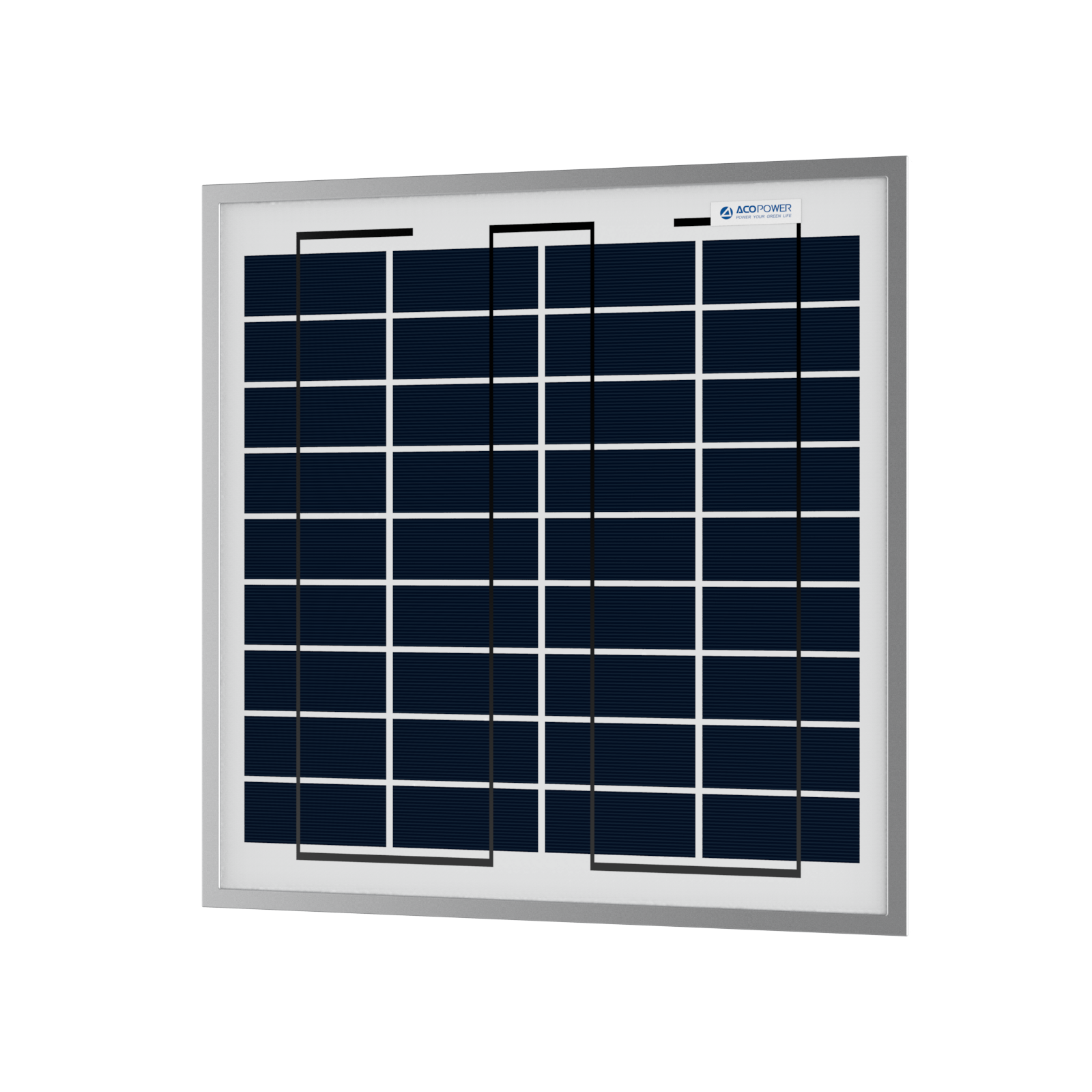 ACOPower 15W Polycrystalline Solar Panel - 12V Battery Charger for RV, Boat, Camping & Off-Grid Power Supply | Portable Solar Charging Solution for Outdoor Adventures