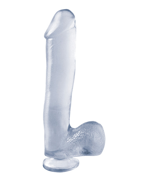 10 Inch Clear Basix Dong Suction Cup - Strong Grip for Shower, Bathroom & Kitchen Use - Perfect for Hanging Accessories, Organizers & Decor