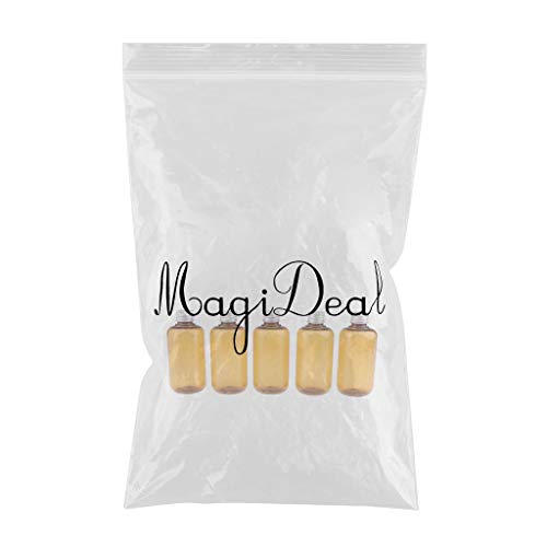 5-Pack Refillable PVC Shampoo & Lotion Bottles 200ml - Travel-Size Empty Containers for Body Wash, Shower Gel & Liquid Soap | Perfect for Travel, Gym & Home Use