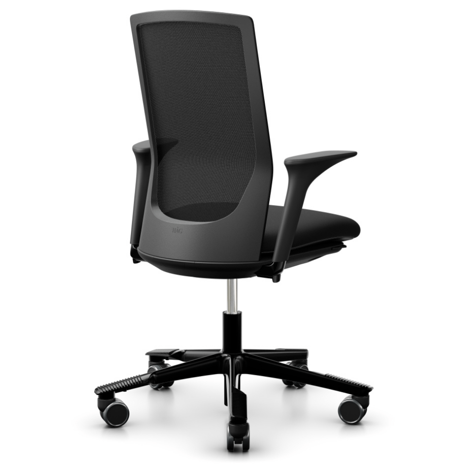 HAG FUTU Mesh Office Chair - Ergonomic Breathable Mesh Back Support, Adjustable Height & Tilt, Rolling Swivel Chair for Home & Office Workspace - Perfect for Long Hours Sitting, Gaming, and Computer Work