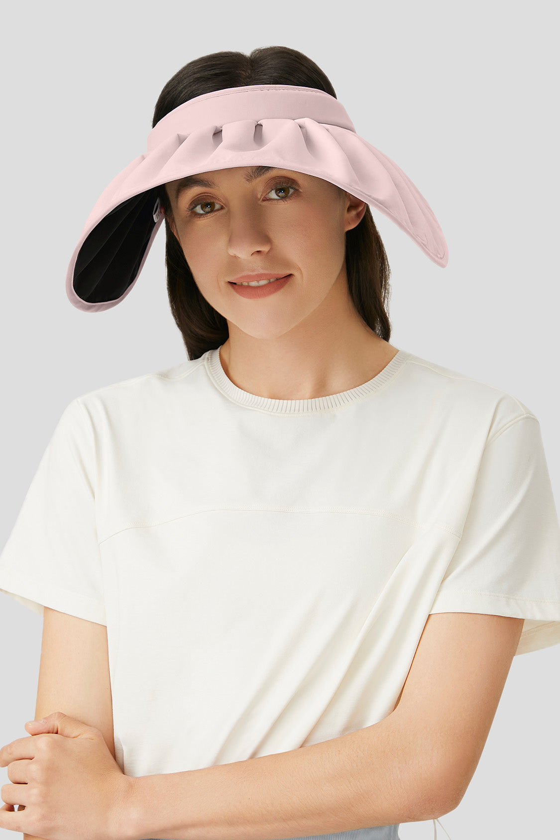 Yuni Women's UPF50+ Sun Hat - Wide Brim Shell Beach Hat for Summer Outdoor Activities, Travel, and Gardening