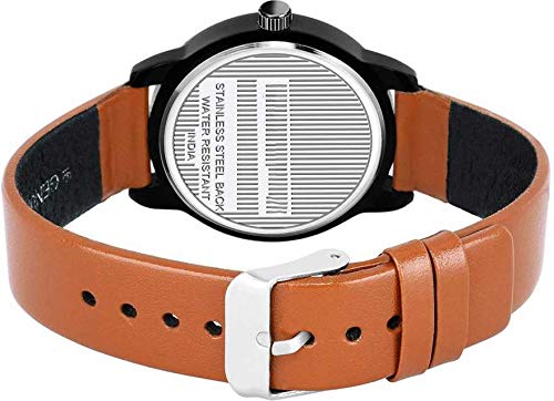 Elegant Watch City Analog Women's Watch - Black Dial with Black Leather Strap - Perfect for Office, Casual Wear & Special Occasions