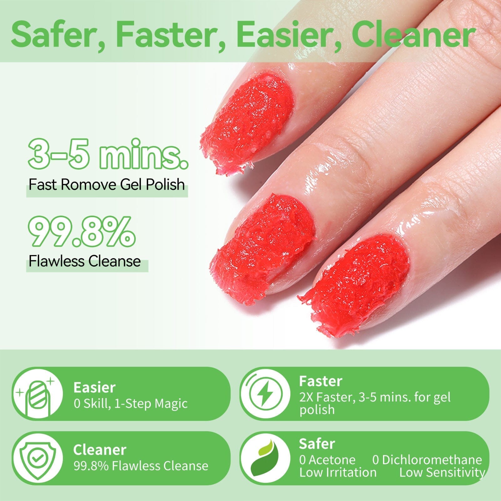 2-Pack Magic Gel Nail Polish Remover with Magnetic Cat Design - 15ml Bottles #38 - Perfect for At-Home Manicures & Nail Art Enthusiasts