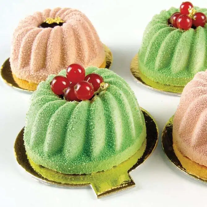 Pavoflex Silicone Mini Kugelhopf Pan - Non-Stick Baking Mold for German Bundt Cakes, Perfect for Home Baking, Party Desserts, and Holiday Treats