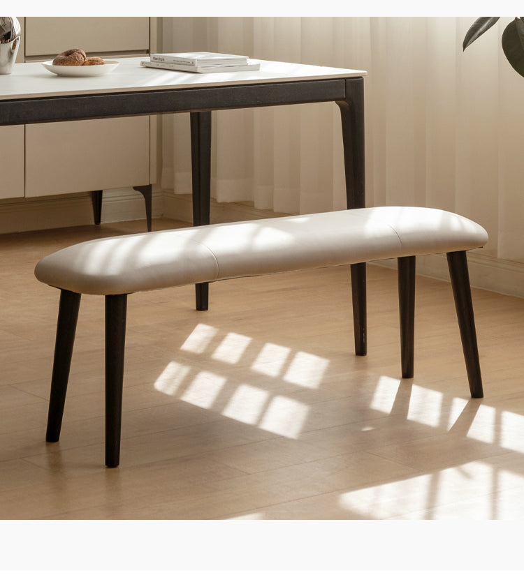 Solid Oak Wood Storage Bench with Upholstered Seat - Perfect for Entryway, Bedroom, or Living Room Organization