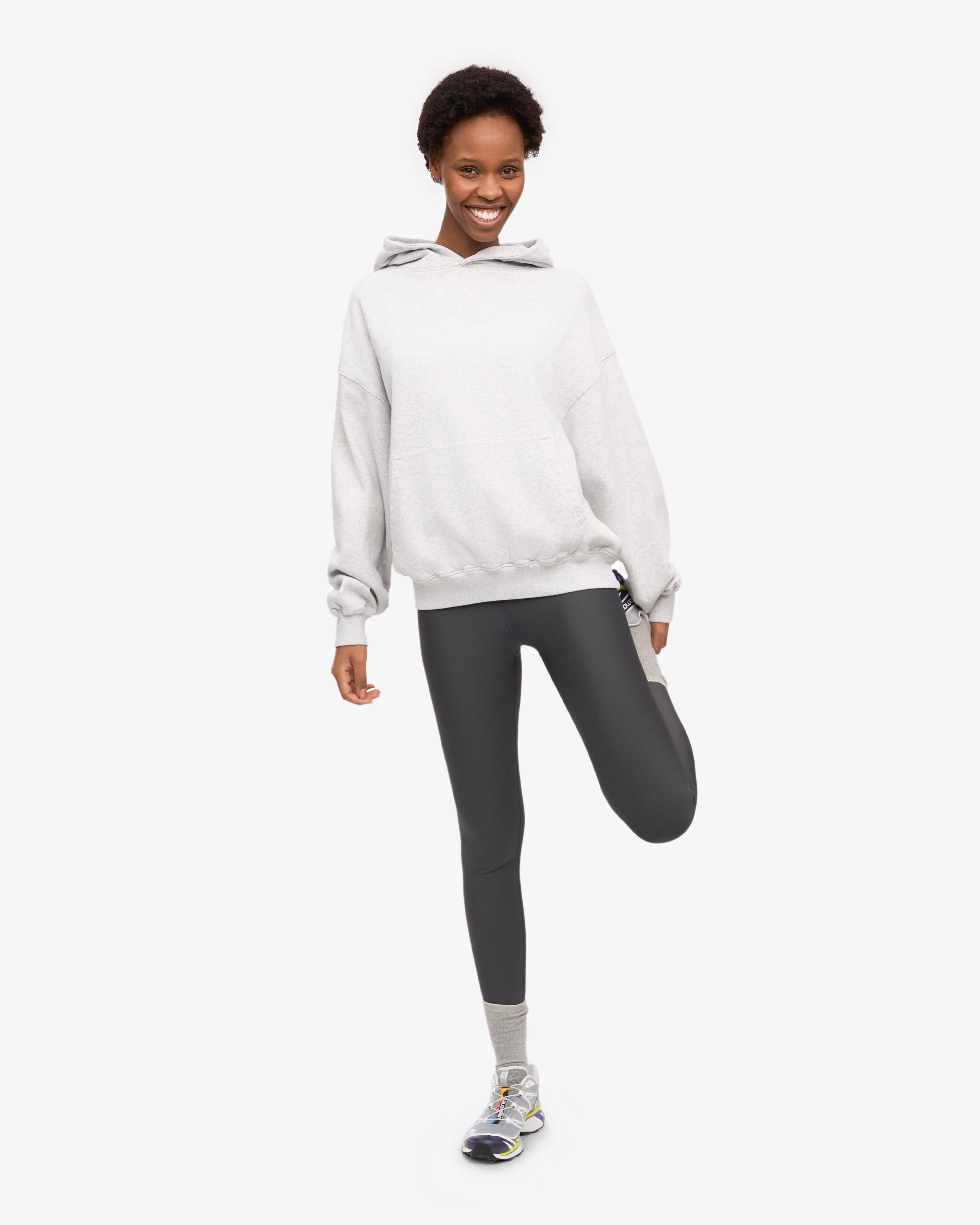 Organic Oversized Hoodie - Soft & Cozy Snow Melange Pullover for Men & Women | Perfect for Winter, Casual Wear & Outdoor Activities
