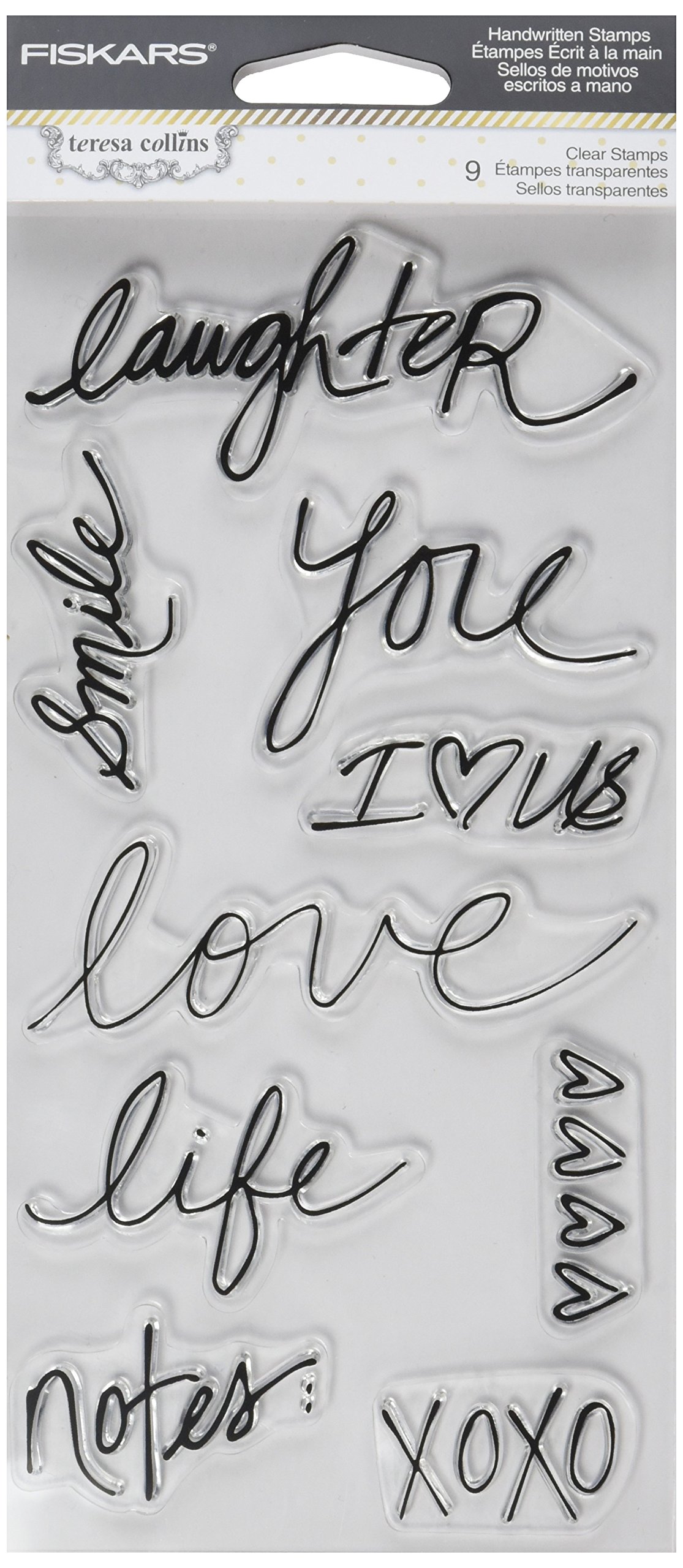 Fiskars Teresa Handwritten Clear Stamps for Scrapbooking - 4