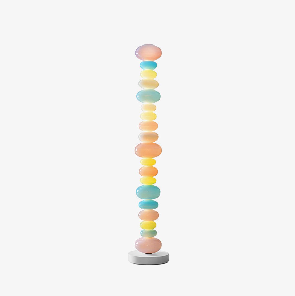 Modern LED Candy Floor Lamp for Living Room - Adjustable Brightness, Warm White Light, Perfect for Bedroom, Office, and Reading Nook