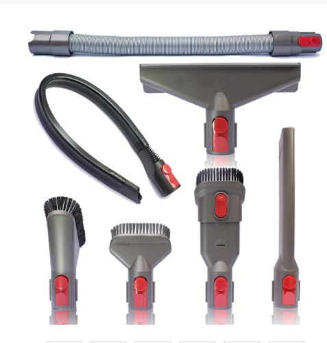 Premium Vacuum Cleaner Accessories - 5-Piece Tip Brush Set for Deep Cleaning Carpets, Upholstery & Hard Floors - Ideal for Pet Hair, Dust & Debris Removal - Compatible with Most Vacuum Brands