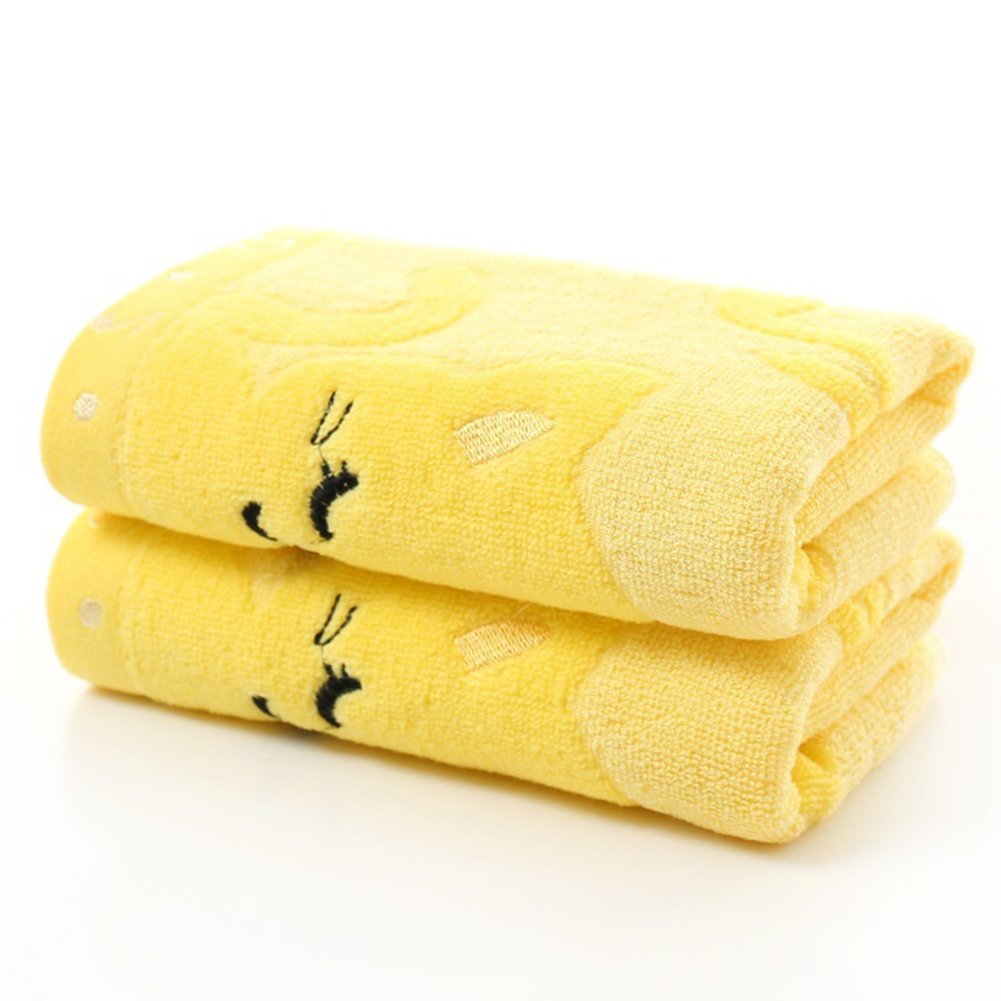 WarmQIQ Soft Absorbent Cat & Musical Note Kids Bath Towels - Cute Home Shower Towels for Children, Gentle & Quick Drying - Perfect for Bath Time, Gifts & Nursery Decor