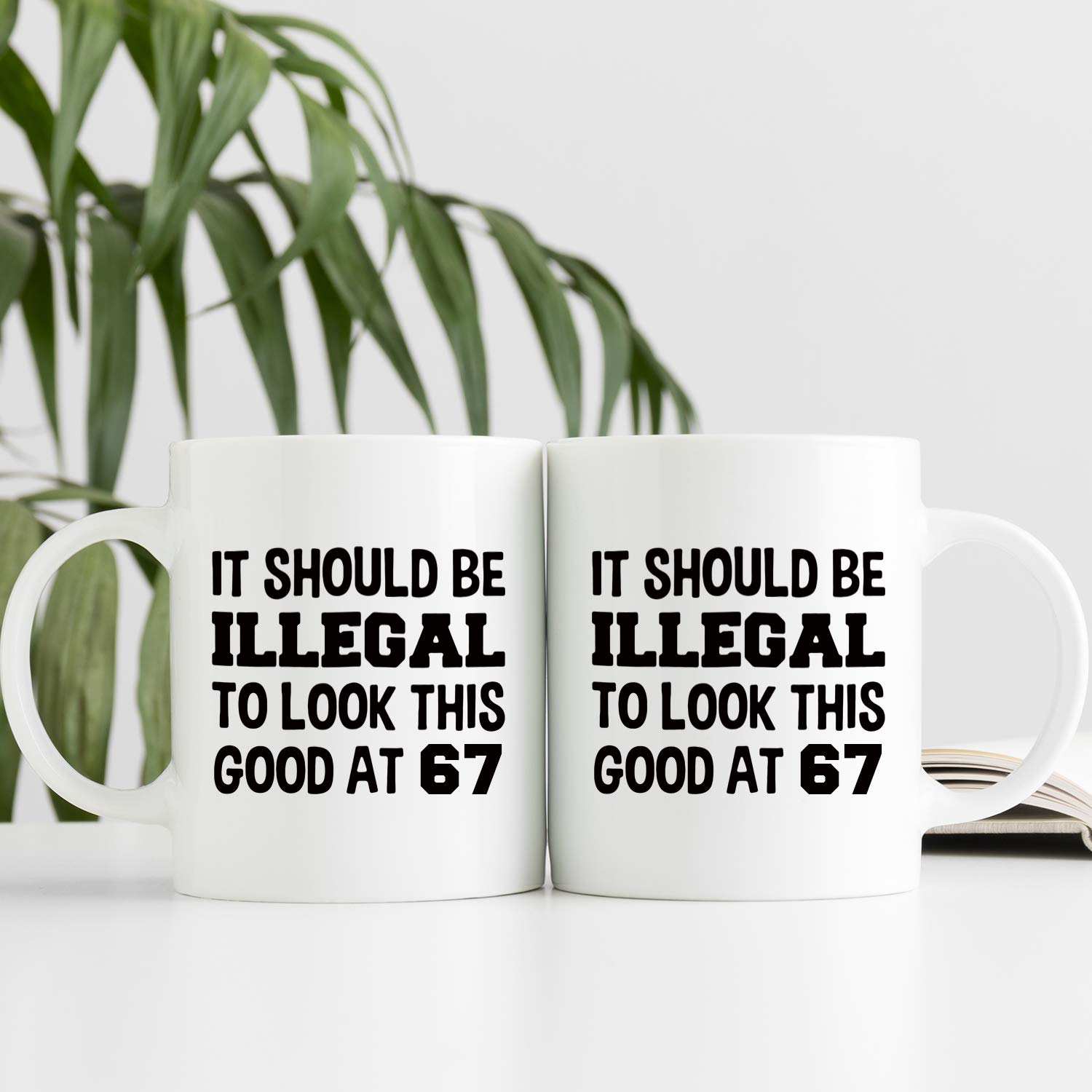 67th Birthday Gifts for Women 1952 - Funny 11oz Coffee Mug for Mom, Wife, Friend, Sister, Her, Colleague | Perfect for Office Use, Home Decor & Special Occasions