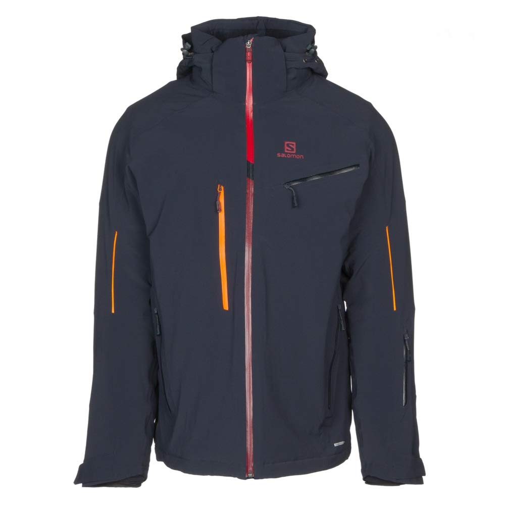 Salomon ICESPEED Men's Waterproof Winter Jacket - Windproof Insulated Ski Coat for Snowboarding & Outdoor Activities