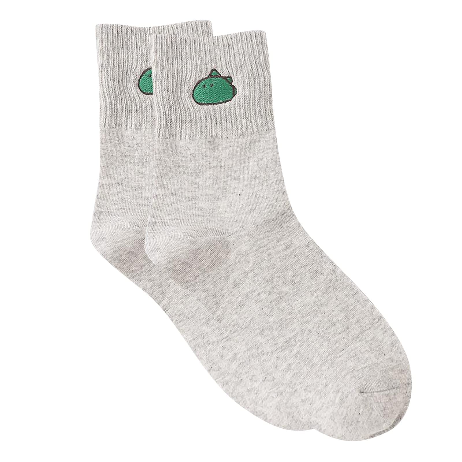 Dinosaur Print Women's Athletic Socks - Casual Sports & Workout Socks for Active Women