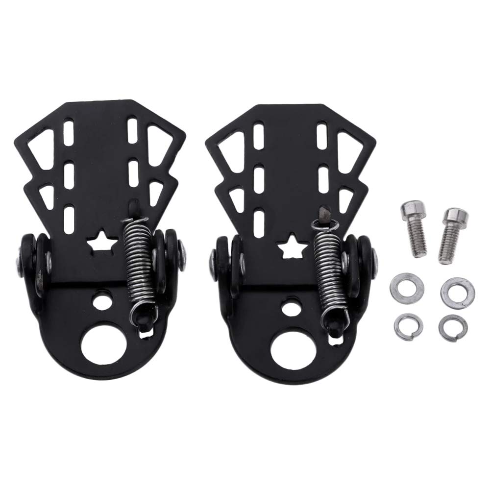 Universal Mountain Bike Rear Wheel Pedal - Heavy Duty Folding Footrests & Rear Seat Bike Pedals for Adults - Durable Bicycle Foot Pegs for BMX, Dirt Bikes & Cruisers - Perfect for Commuting, Trail Riding & Urban Cycling
