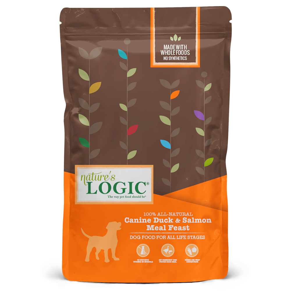 Premium Canine Duck & Salmon Meal Feast - High Protein Dog Food for All Breeds & Life Stages - Perfect for Active Dogs & Sensitive Stomachs