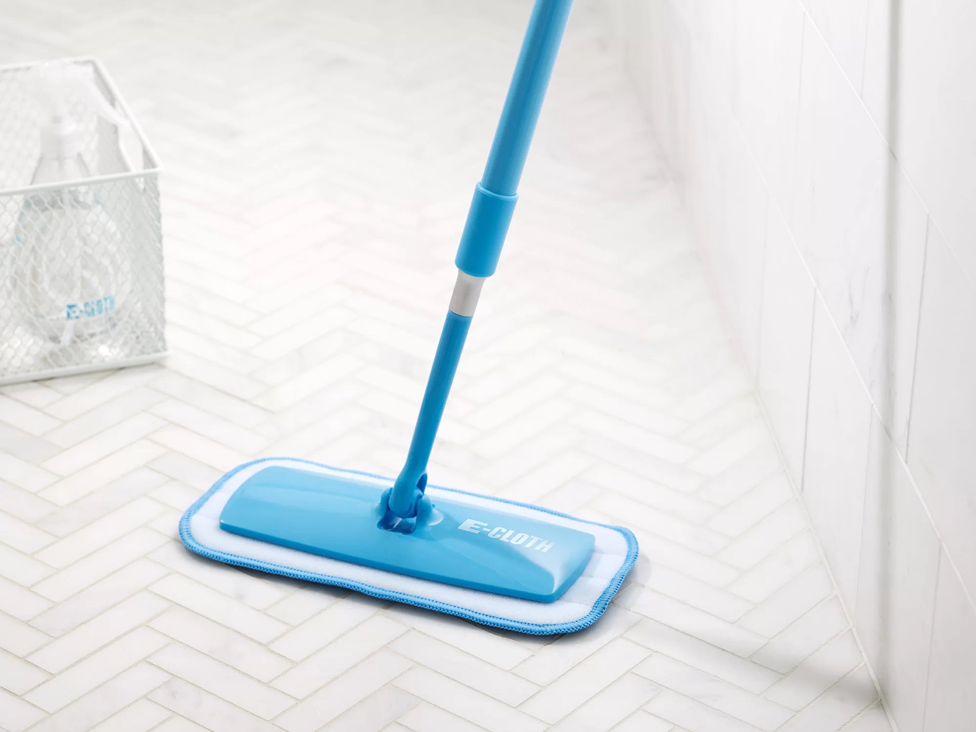 Mini Deep Clean Mop - Ultra Absorbent Microfiber Mop for Hardwood Floors & Tile Cleaning - Perfect for Kitchen, Bathroom & Pet Hair Removal
