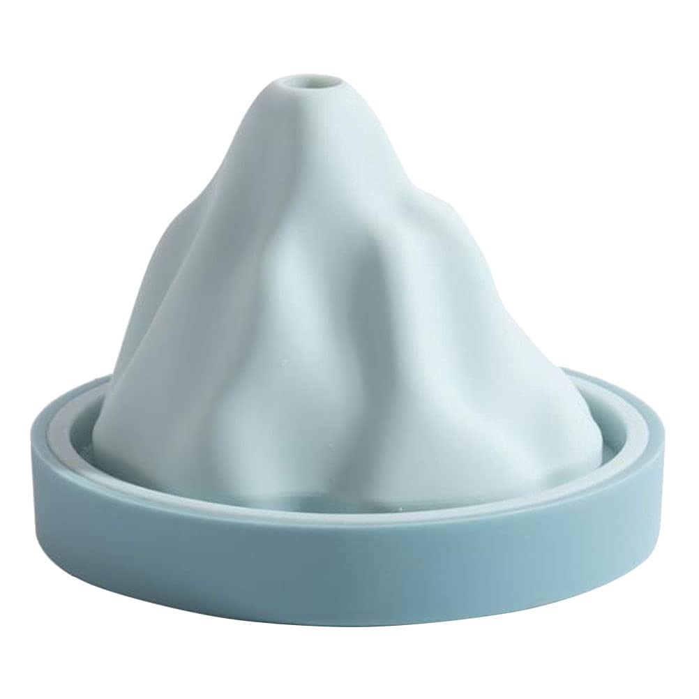 1Pc Snow Mountain Ice Cube Mold - Creative DIY Ice Maker for Cocktails & Drinks - Sky Blue Candy Mold for Party, Home Bar & Summer Beverages