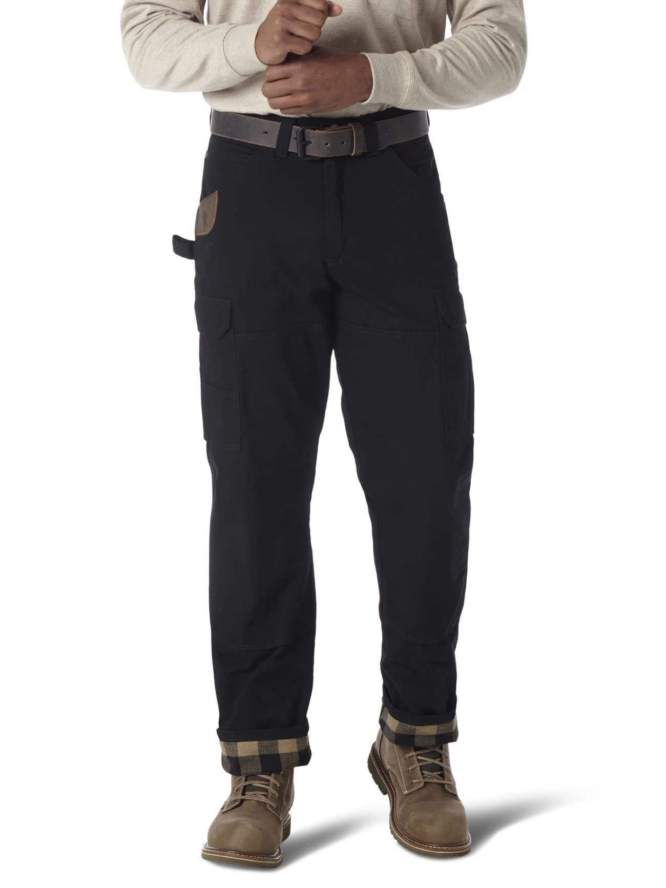 Wrangler Riggs Workwear Men's Lined Ranger Pant - Durable Work Pants for Construction, Landscaping & Outdoor Jobs | Comfortable & Heavy-Duty