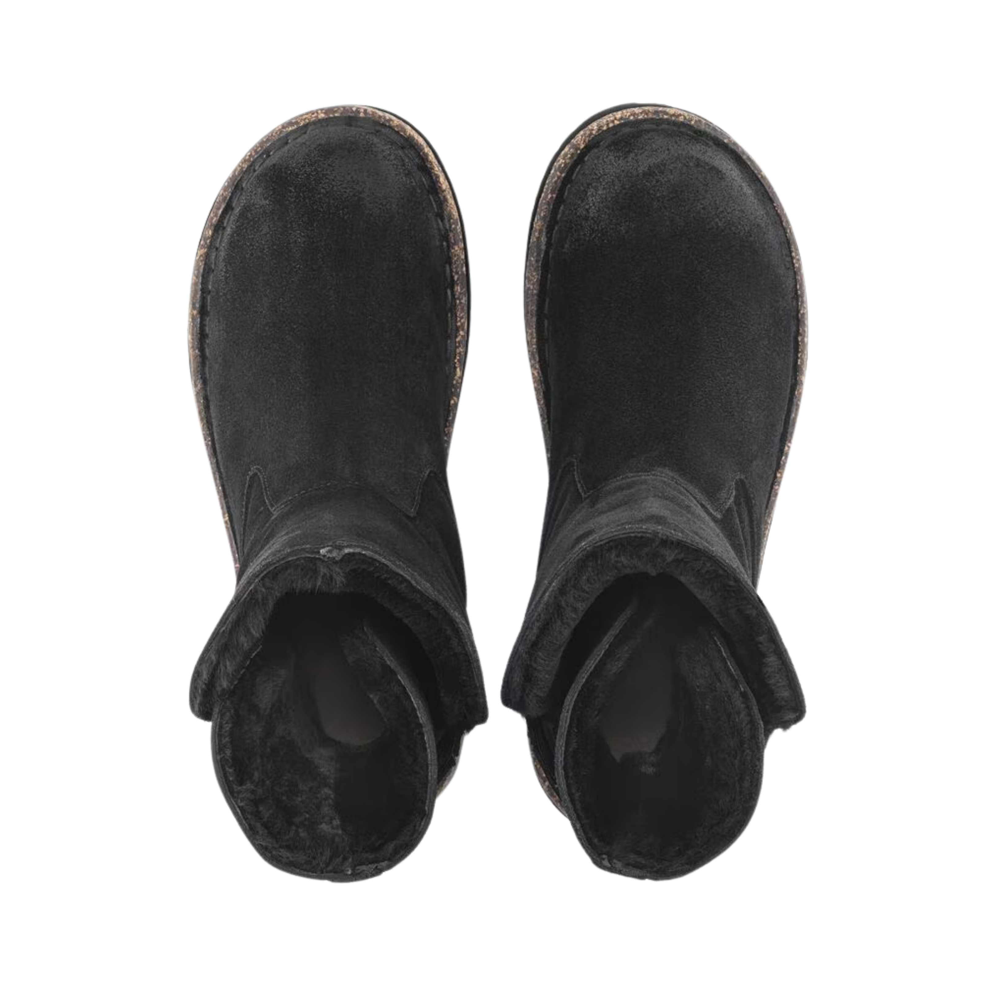 Women's Uppsala Shearling Suede Leather Boots Black - Stylish & Comfortable Winter Boots for Women, Perfect for Snow, Cold Weather & Outdoor Activities