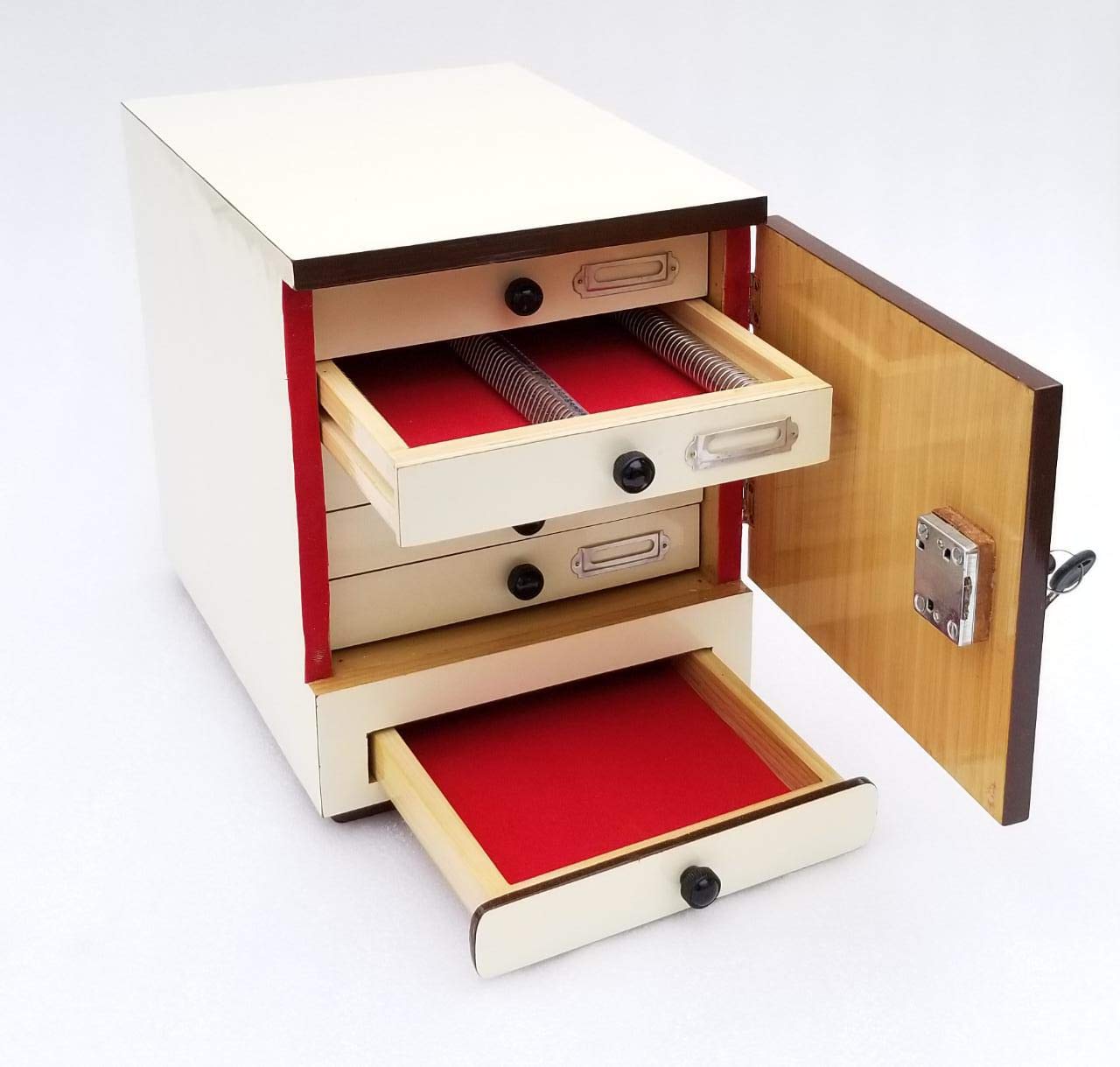 Premium Wooden Microscope Slide Storage Cabinet - Holds 500 Prepared Slides | Durable & Organized Lab Equipment for Schools, Hospitals & Home Science Labs