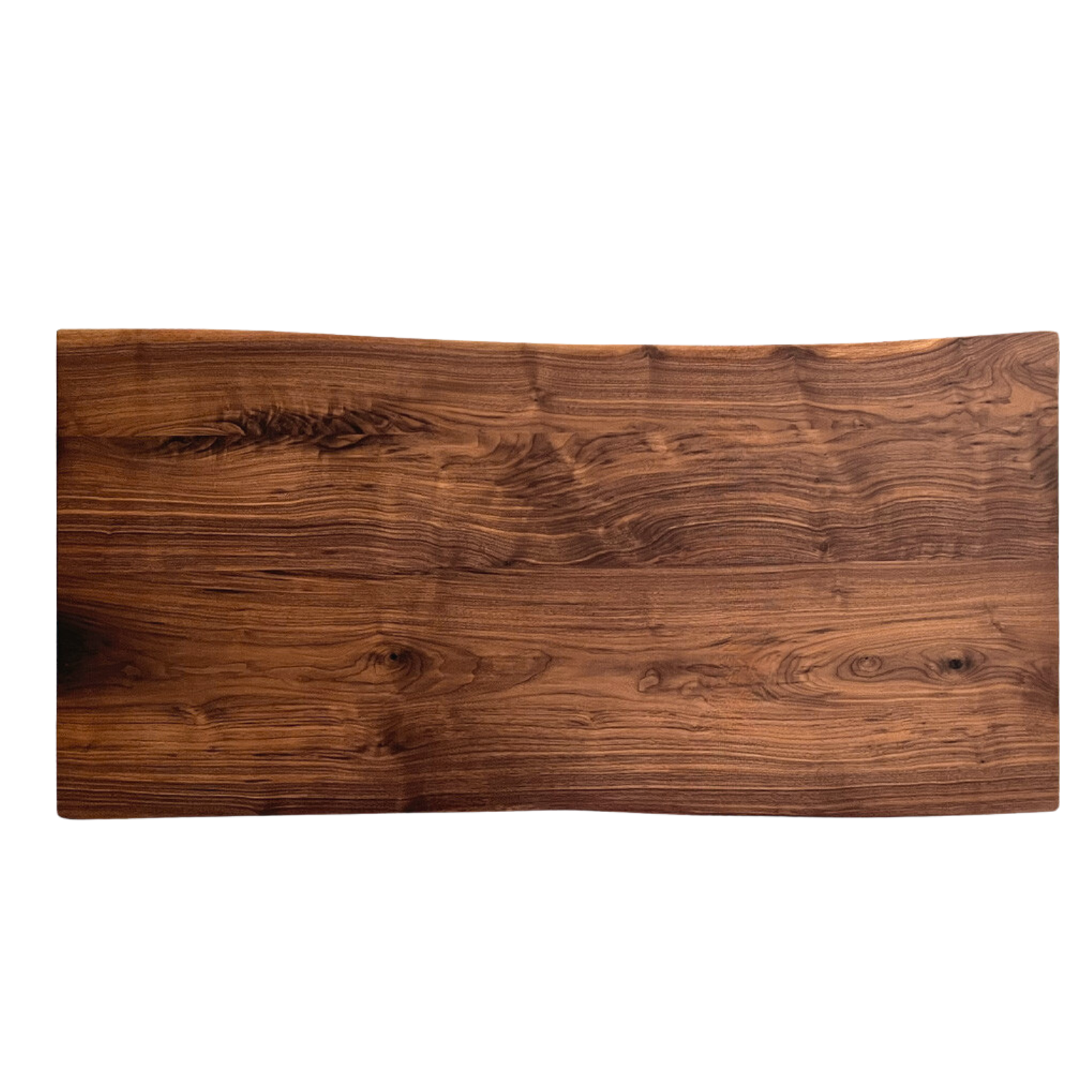 Premium Black Walnut Solid Wood Natural Edge Dining Table – Handcrafted Large Board for Rustic & Modern Home Decor – Perfect for Family Gatherings & Dinner Parties