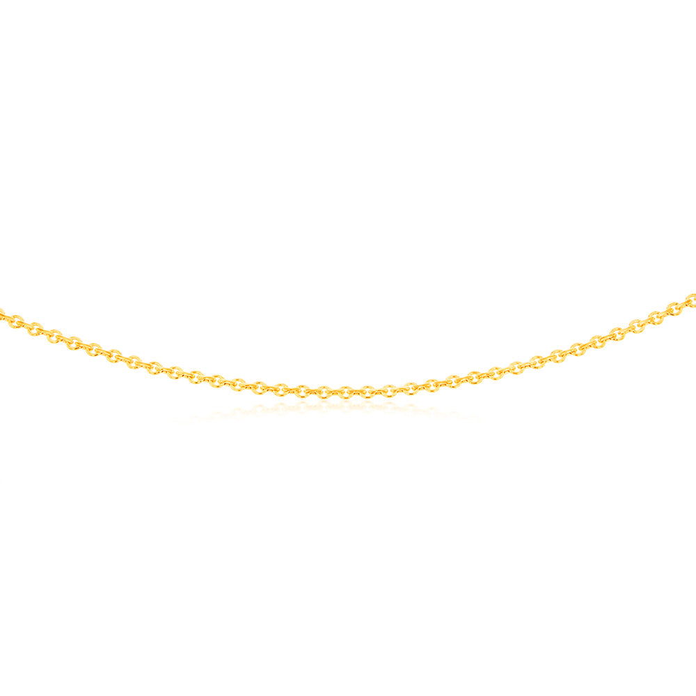 9ct Yellow Gold Belcher Chain 45cm - Elegant & Durable Jewelry for Women, Perfect for Layering, Gifts & Everyday Wear