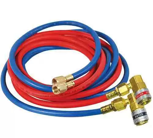 10' Garden Hose Set with Manual Couplers - Heavy Duty Water Hose for Lawn, Yard & Outdoor Cleaning (Model 6448) | Perfect for Gardening, Car Washing & Home Irrigation