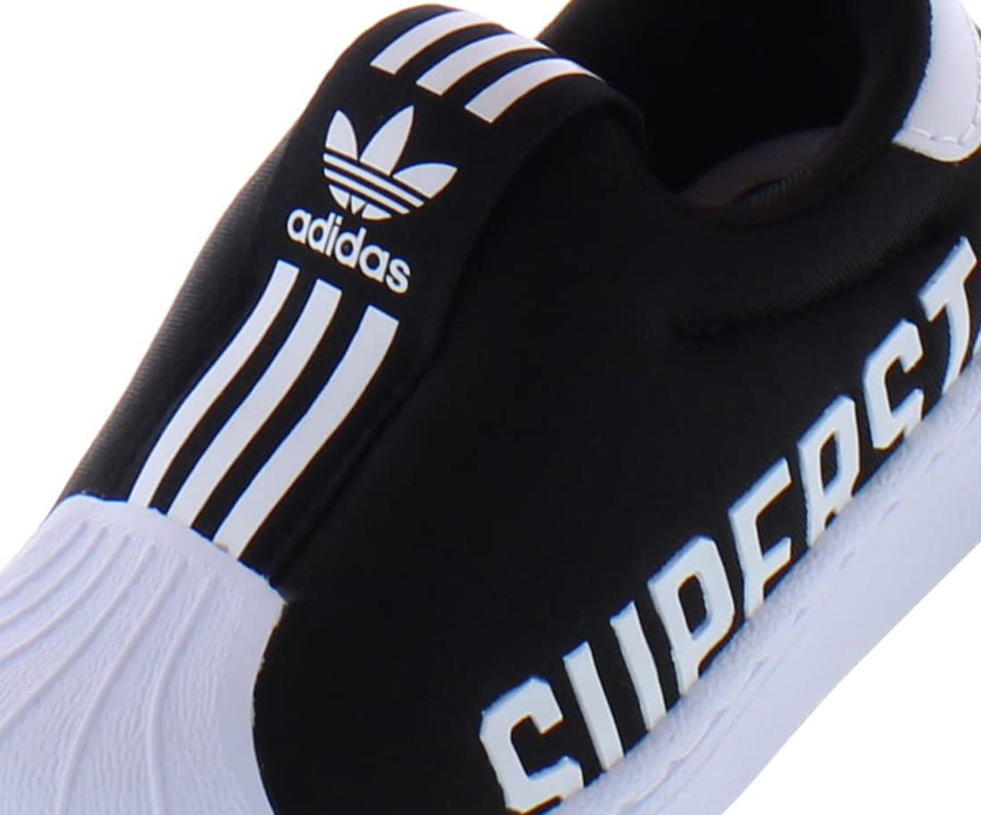 Adidas Superstar 360 X Baby Boys Shoes Size 9.5 - Black/White Sneakers for Toddlers | Comfortable & Stylish First Walkers for Everyday Wear & Play