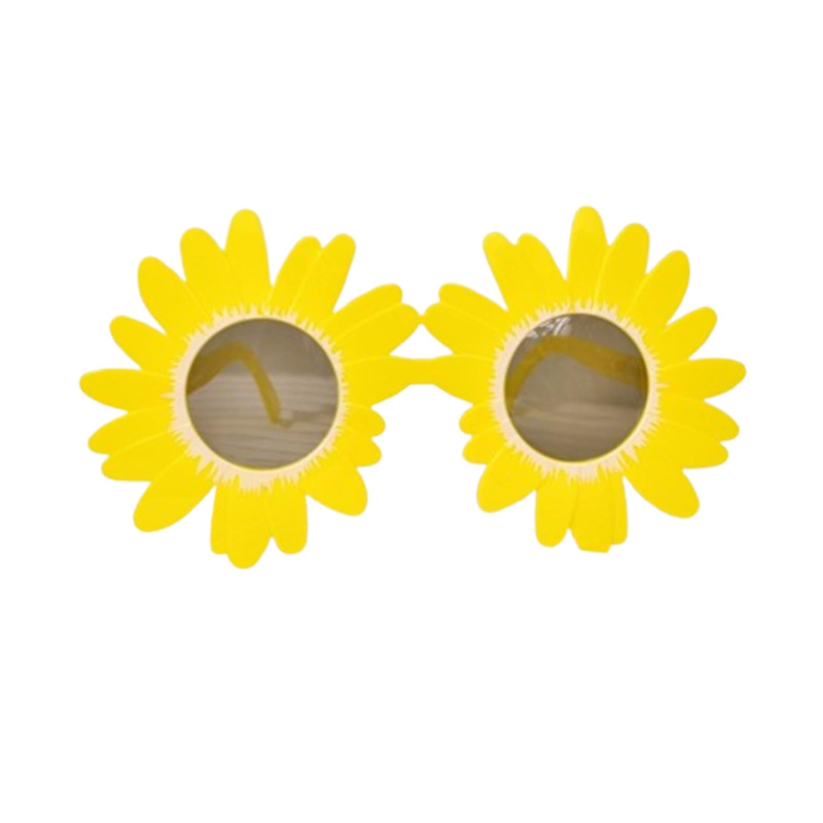 Sunflower Sunglasses for Women & Men - Fun Daisy Flower Glasses for Summer Parties, Festivals, and Costume Events - UV Protection Trendy Accessory
