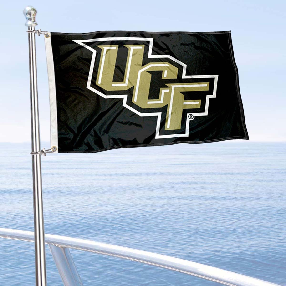 UCF Knights Boat Flag - College Flags & Banners Co. Nautical Flags for Boats, Yachts & Tailgating - Show Your Team Spirit on Water & Land