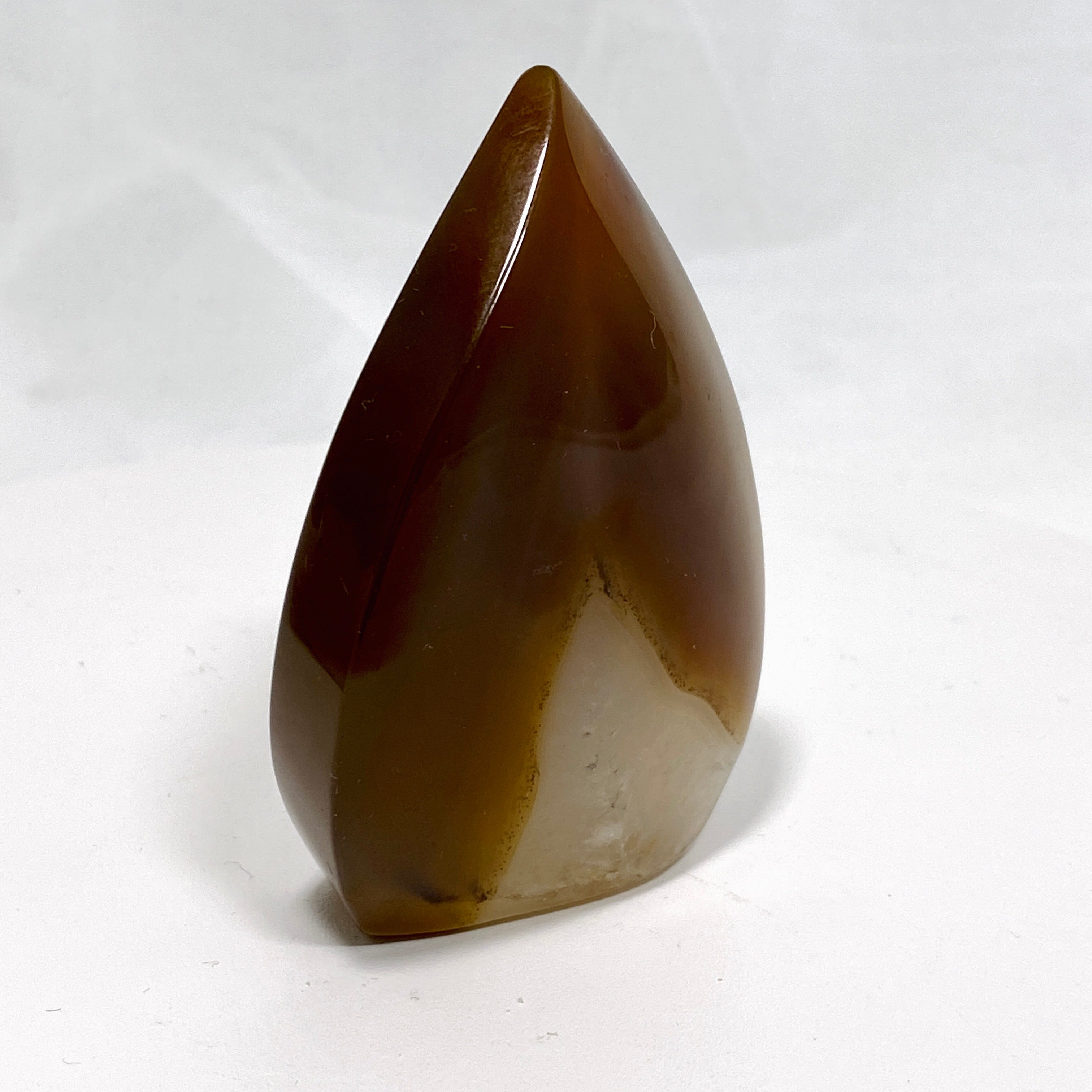Agate Flame AGF 01 - Premium Natural Agate Stone for Jewelry Making, Home Decor & Spiritual Healing | Perfect for Necklaces, Bracelets & Meditation Spaces