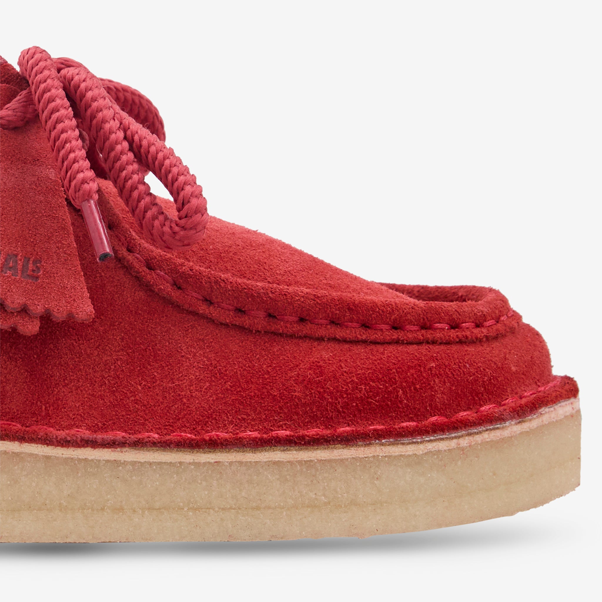 Women's Red Suede Desert Nomad Mule Sandals - Comfortable Bohemian Style Shoes for Summer Outfits & Beach Vacations
