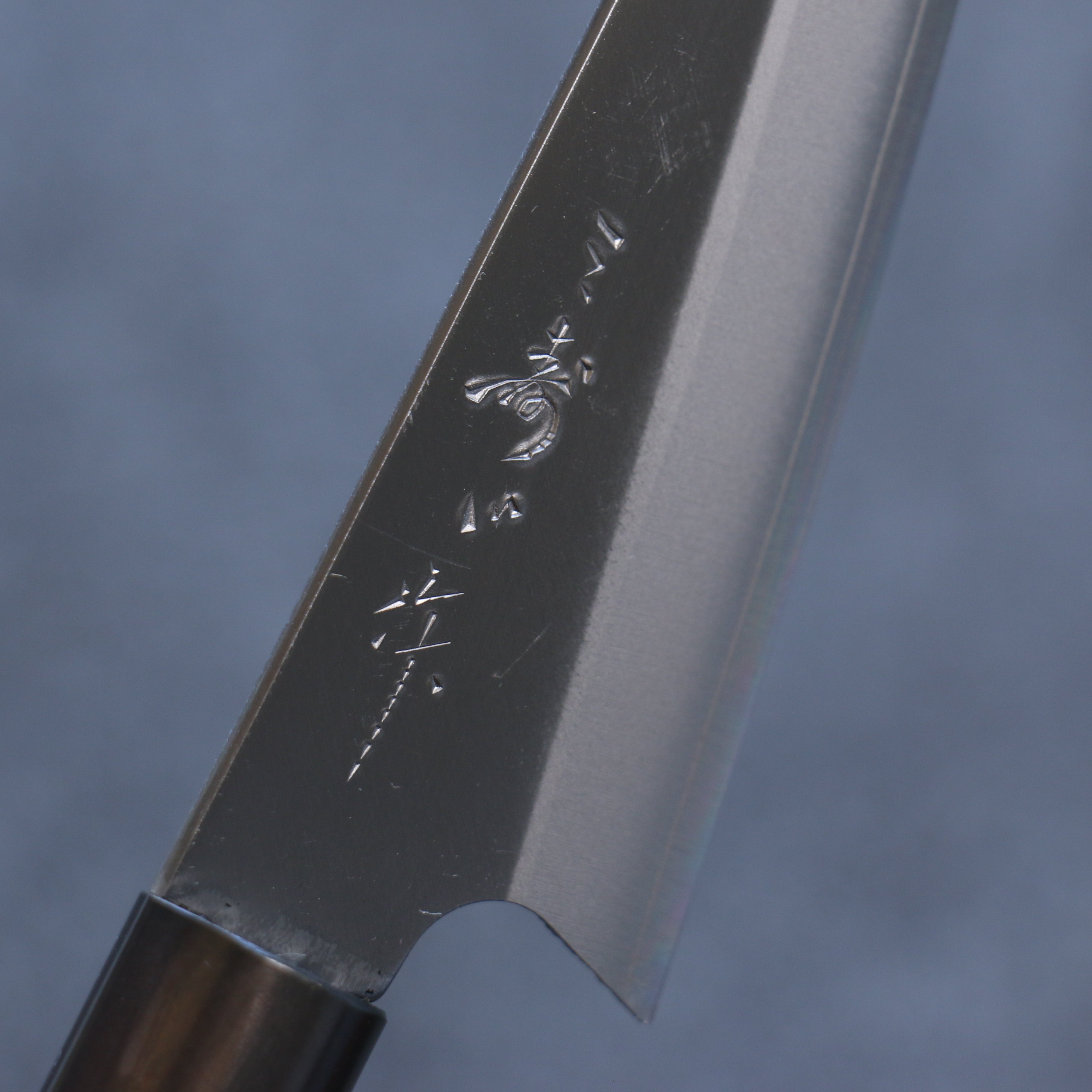 Premium VG10 Kasumitogi Kiritsuke Petty Utility Knife 105mm - Japanese Stainless Steel Blade with Brown Lacquered Handle - Perfect for Slicing, Dicing & Precision Kitchen Tasks