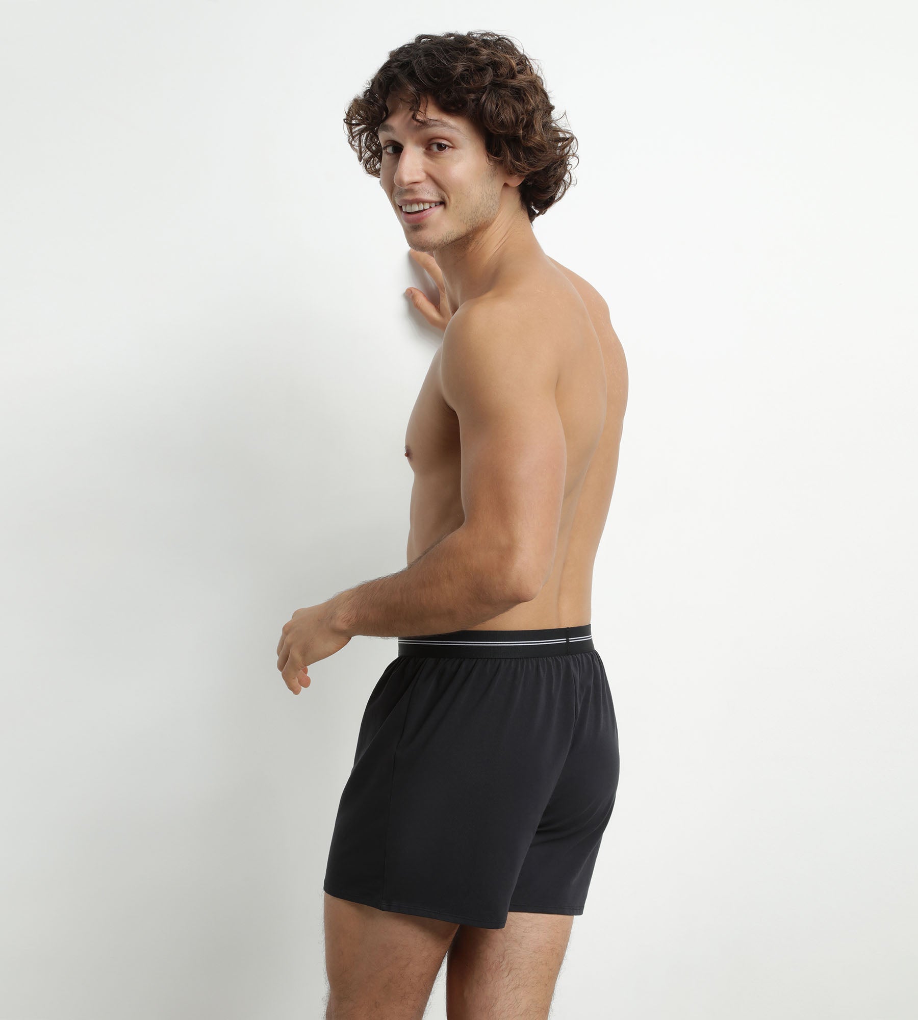 Black Cotton Men's Underwear - Dim Icons Essential Briefs | Comfortable & Breathable for Everyday Wear, Workout & Lounge