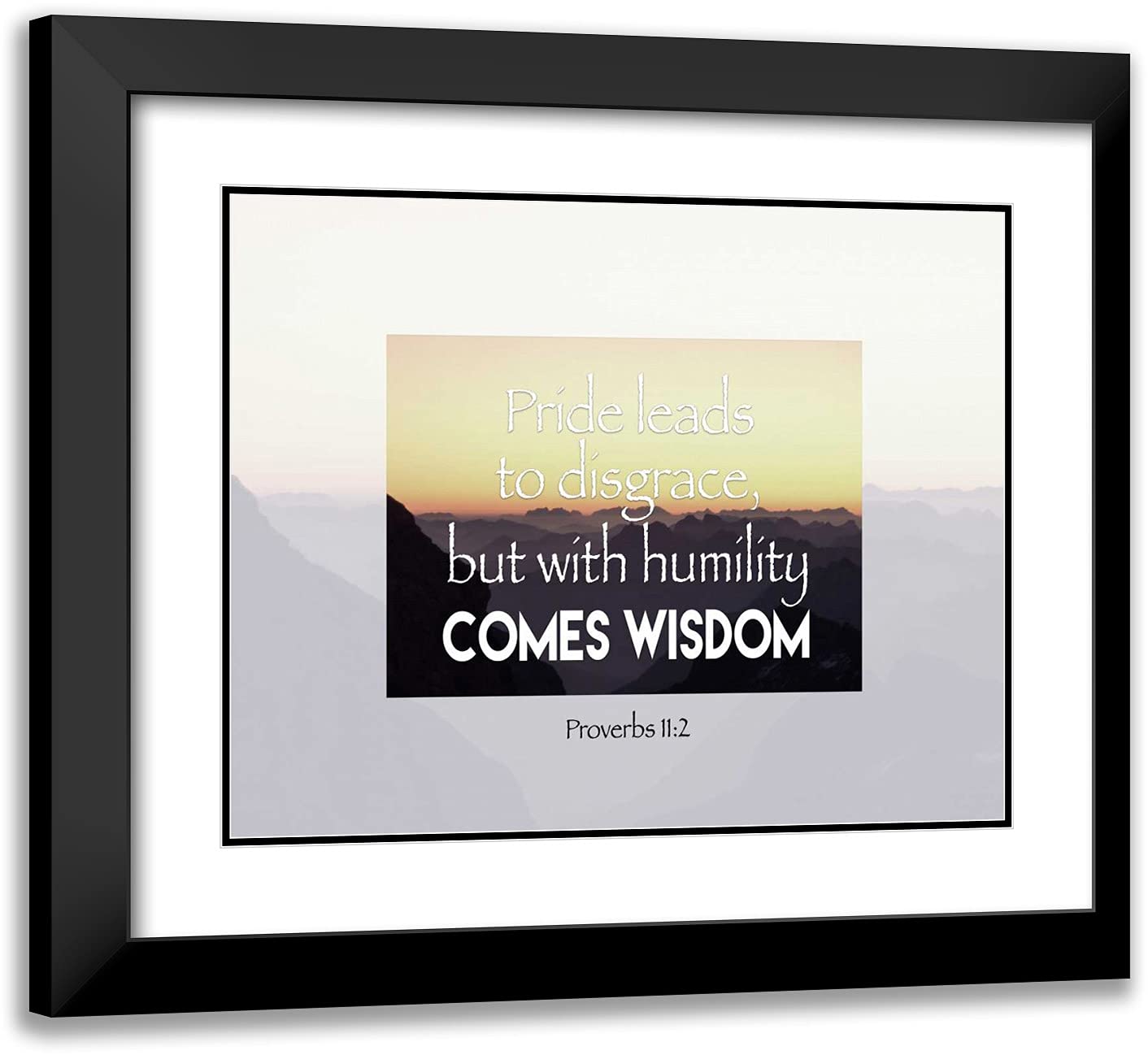 Tara Moss Proverbs 11-2 Framed Art Print - Custom Canvas or Metal Wall Art with Multiple Framing Options - Perfect for Home Decor, Office Inspiration & Gift Giving