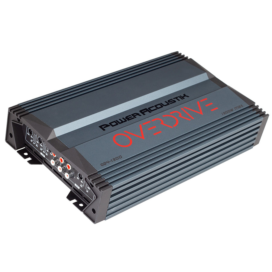 1300W 4 Channel Car Audio Amplifier - OD4 1300 High Power Car Stereo Amp for Clear Sound | Perfect for Car Audio Systems, Trucks & SUVs