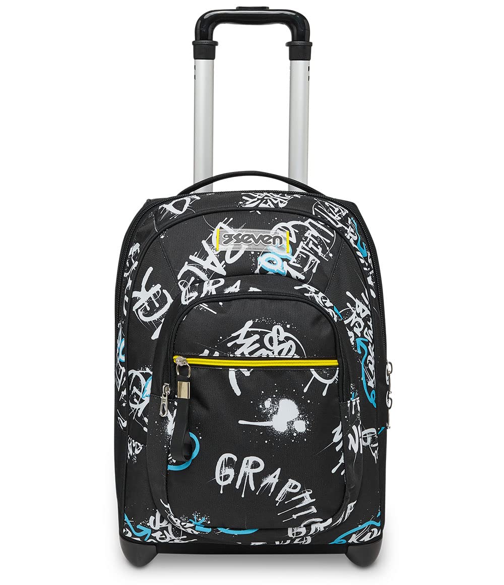 Abstract Graffiti Boy 2-in-1 Backpack with Cross-Over System for School & Travel + Sunglasses Case