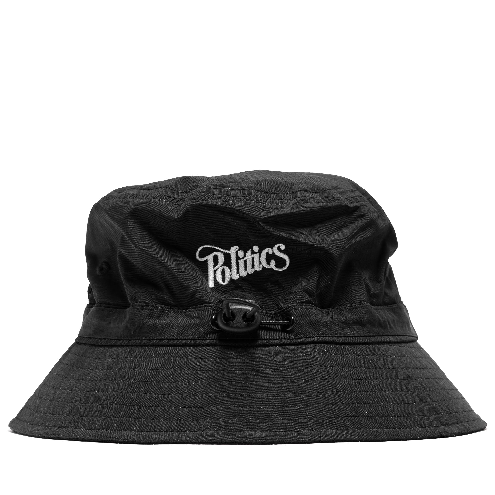 Malbon Golf Nylon Bucket Hat for Men & Women - Lightweight UV Protection Sun Hat - Black - Perfect for Golfing, Beach, Outdoor Activities & Casual Wear