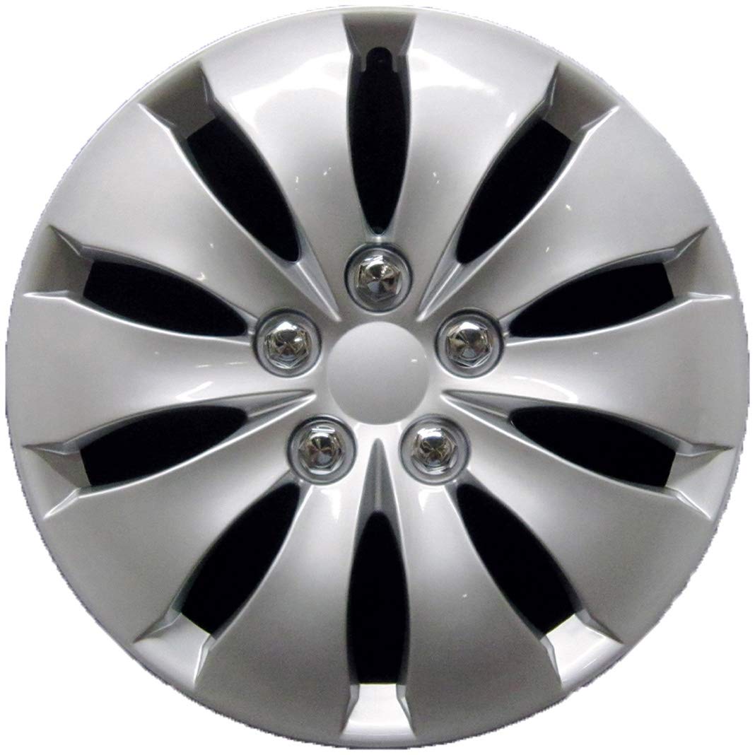 Premium Replica Hubcap for Honda Accord 2008-2012 | 16-Inch Wheel Cover (1 Piece) | Durable Replacement for Damaged or Missing Hubcaps | Perfect for Car Maintenance, Restoration, and Style Enhancement