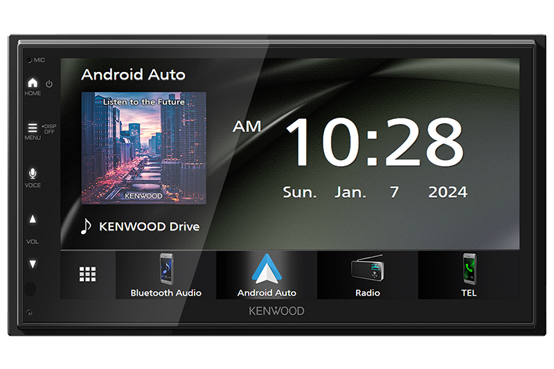 Kenwood DMX50S Digital Multimedia Receiver with Wireless Apple CarPlay - In-Car Entertainment System for Seamless Music & Navigation