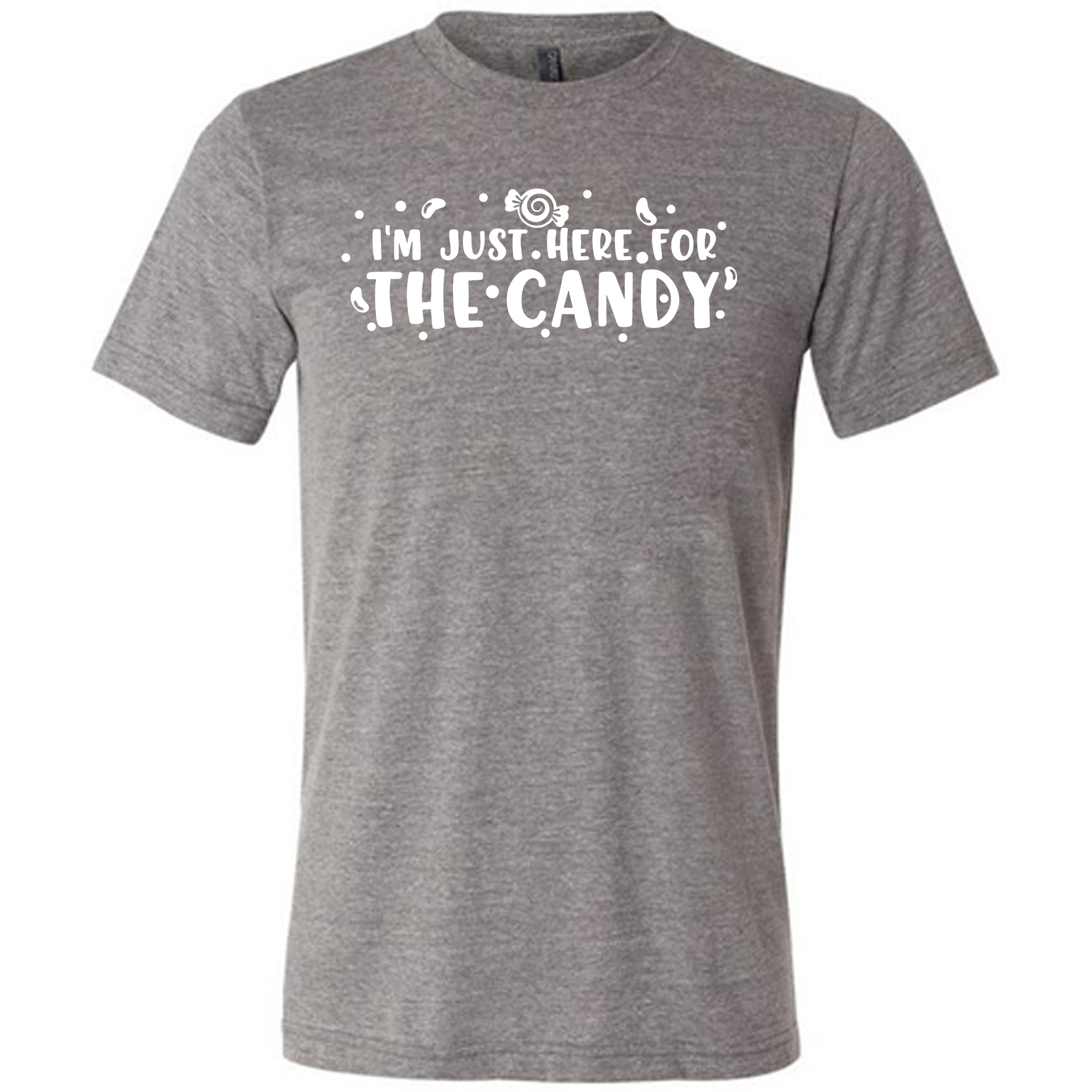 Funny Unisex 'I'm Just Here for The Candy' T-Shirt - Perfect for Halloween, Parties & Casual Wear